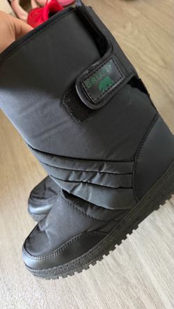 Grizzly Black Winter Snow Boots