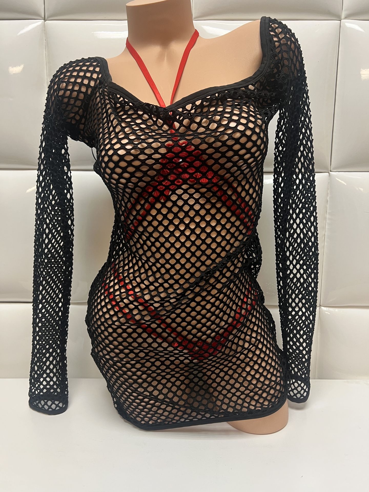 Sexy Lingerie-3 Piece Set Dress Panty And Bra-brand New $30- fits Al To XL-3 Piezas Nuevos