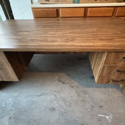 Large Executive Desk with Pedestals #2