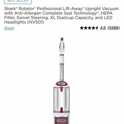 BRAND NEW SHARK ROTATOR POWERED LIFT AWAY PROFESSIONAL UPRIGHT VACUUM 