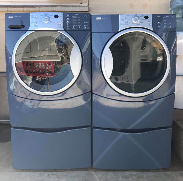Beautiful kenmore elite he4 electric washer and dryer for Sale in