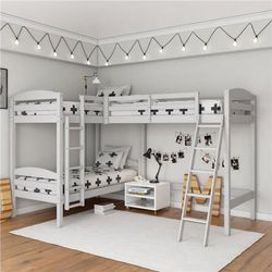 Triple Bunk Bed with Loft