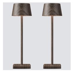 2 Pack Cordless Rechargeable Table Lamp New 