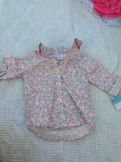 Carter's long sleeve flower top