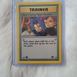Pokemon 1st Edition Here Comes Team Rocket 