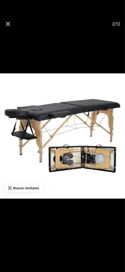 Mesa de masajes, faciales , pestañas