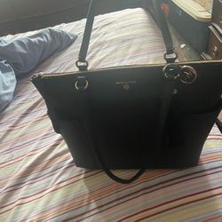 Michael Kors   Black  Leather Large 