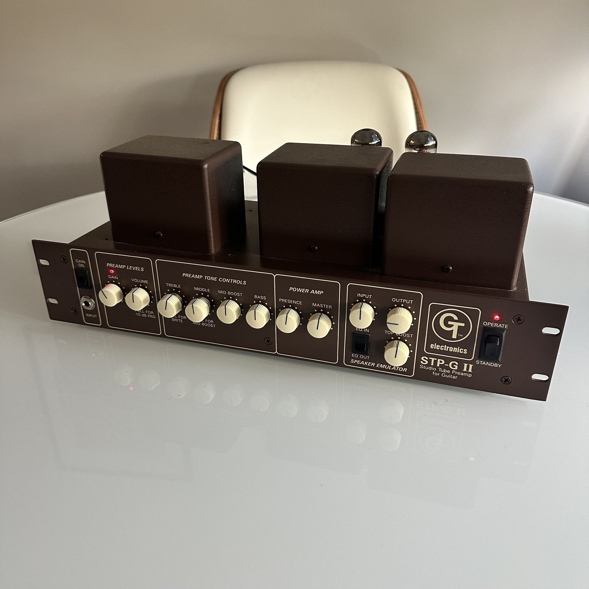 Vintage Mint Groove Tubes STP-GII Rackmount Pre & Power Amp with EQ & Speaker Emulator