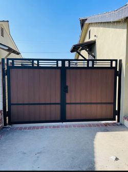 Wrought iron gates