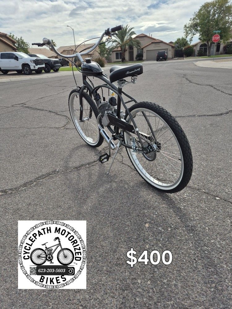 Gas Bike Not Electric Bike Motorized Bicycle Motor Bike Moped Delivery Available