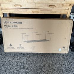 Ceiling Storage Rack 4’x8’ White