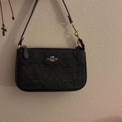 coach leather handbag