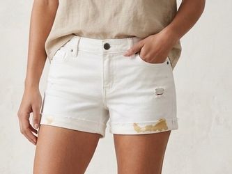 Cat & Jack White Denim Shorts Size Girl’s 14