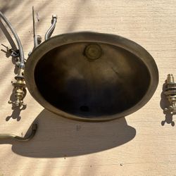 Brass Sink