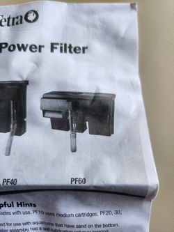 I Have 2 Used Filters Tetra Whisper Advanced 30-60 L