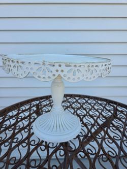 Vintage Metal Cake Stand