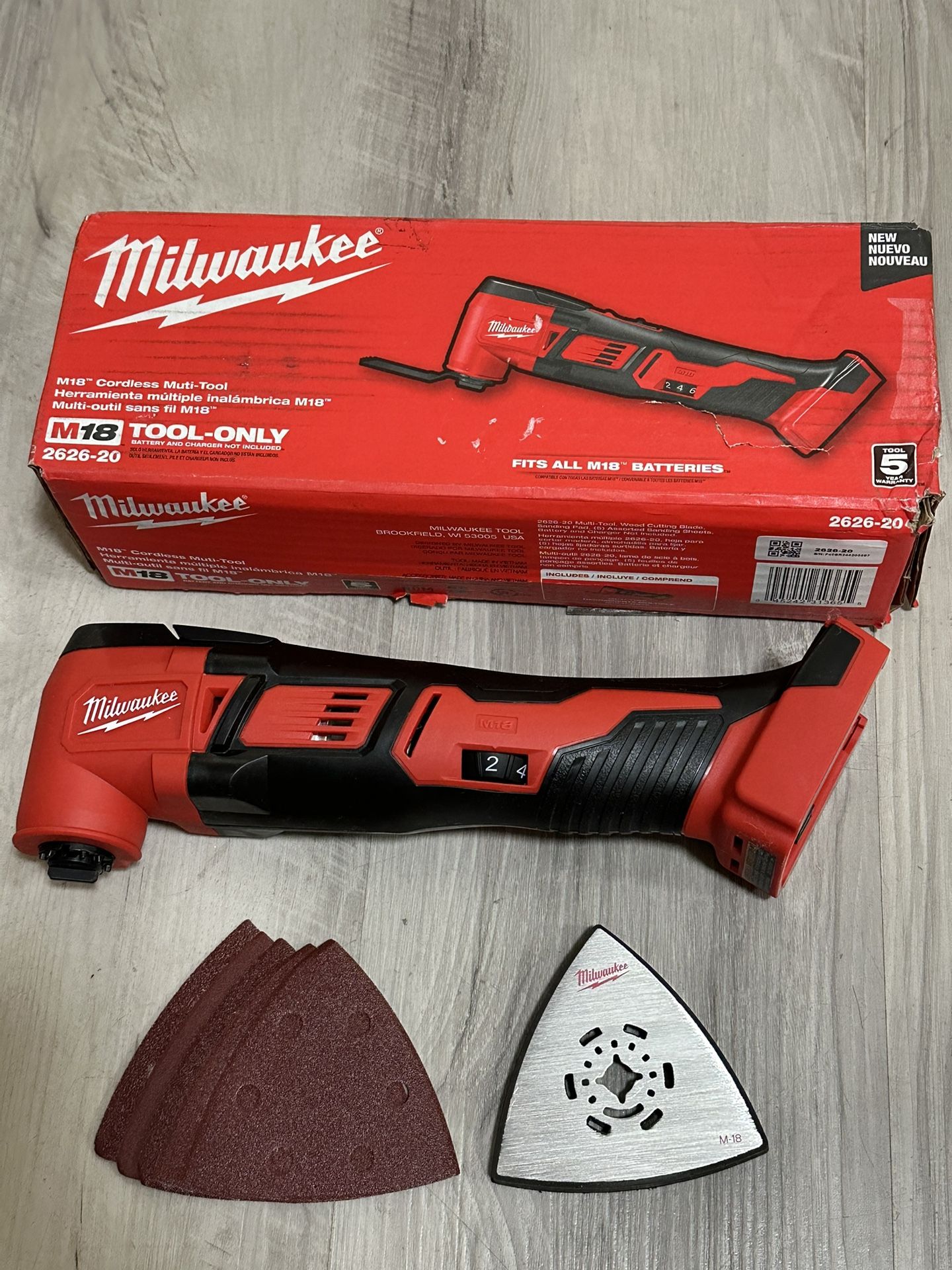 Milwaukee M18 18V Lithium-Ion Cordless Oscillating Multi-Tool (Tool-Only)
