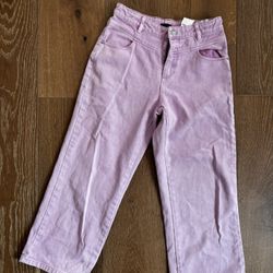 Vintage IKKS Lavender Jeans – Size 12Y (French Brand)