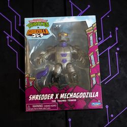 Teenage Mutant Ninja Turtles TMNT Godzilla Shredder X MechaGodzilla figure