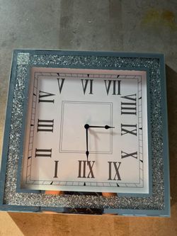 Vintage Glass Clock