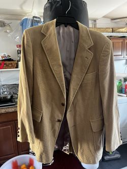 Men’s Tan Corduroy Blazer - Kuppenheimer
