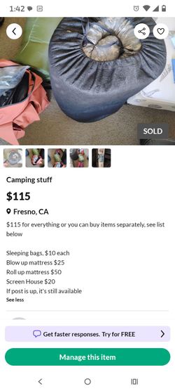 Camping stuff
