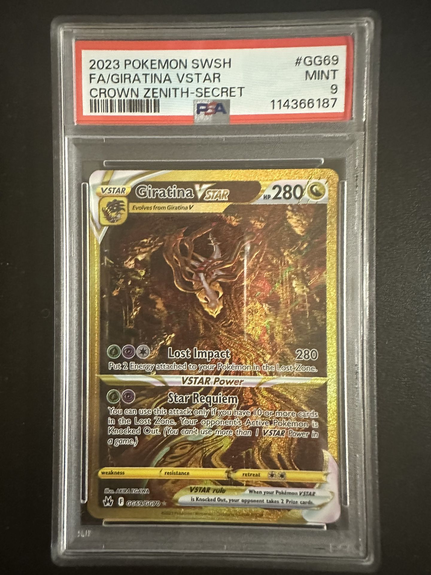 Pokemon Giratina VStar Psa 9