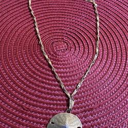 gold tone Necklace With Charm fashion jewelry on sale pendant gold plated/ distressed style unisex pendant
