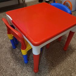 Free Lego Table With 2 Chairs