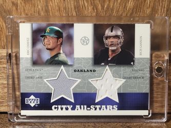 Upper Deck UD Oakland Rich Gannon Eric Chavez