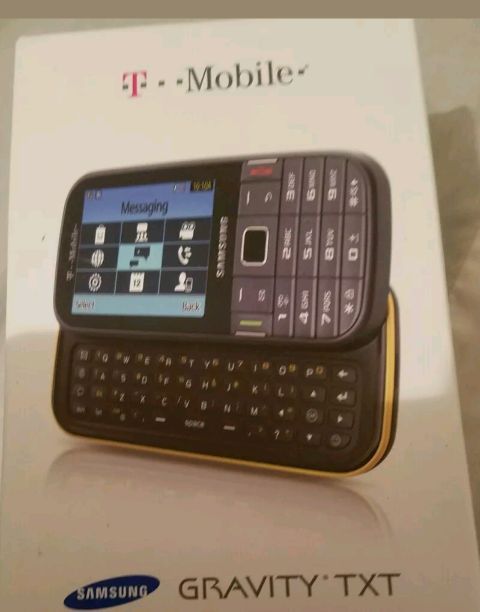 T-Mobile Samsung Gravity TXT Unlocked Charcoal Yellow