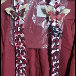 braided ribbon graduation lei 