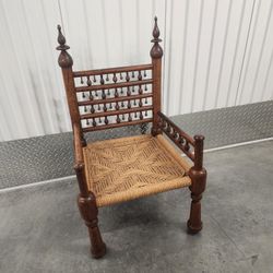 Antique Pakistani Ceremonial Pidha Chair