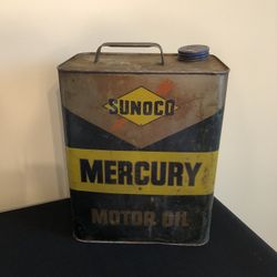 Sunoco Motor Oil Can