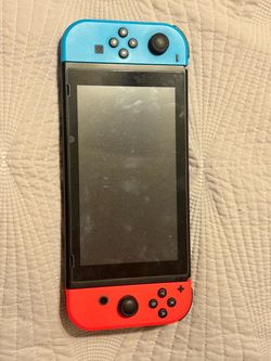 Nintendo Switch 1st generation blue and red