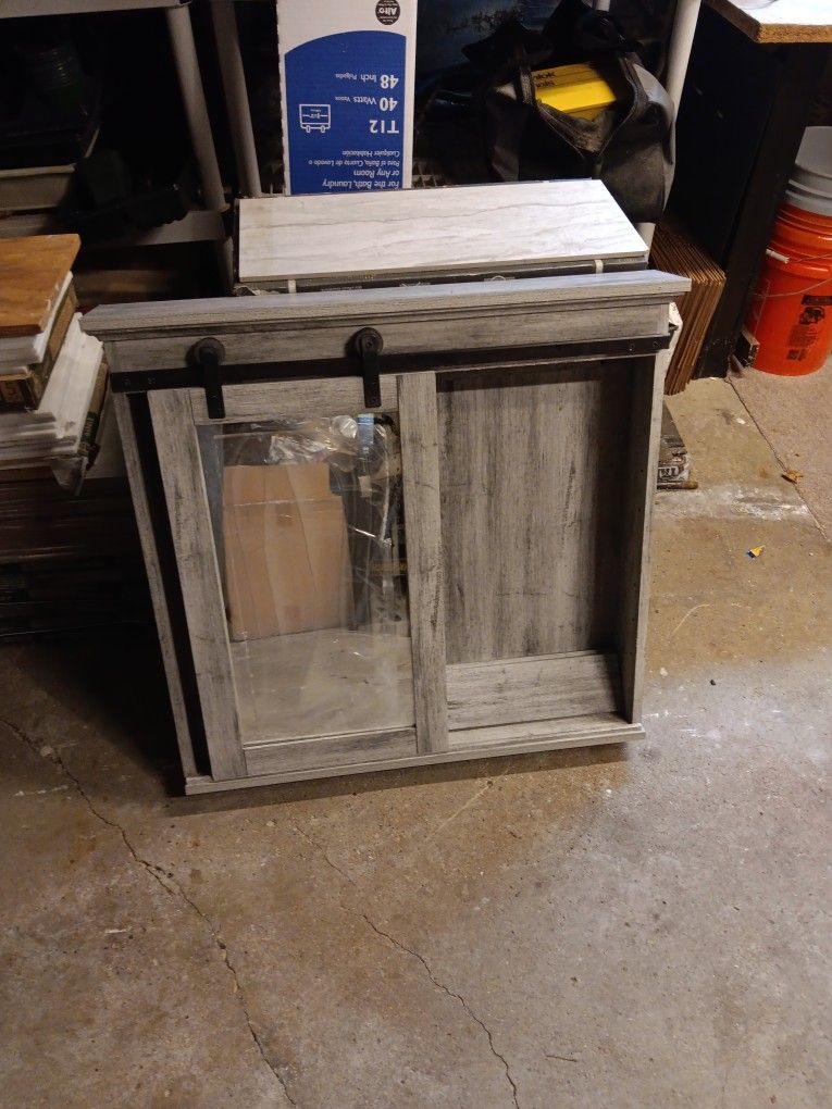 Barn Door Cabinet 