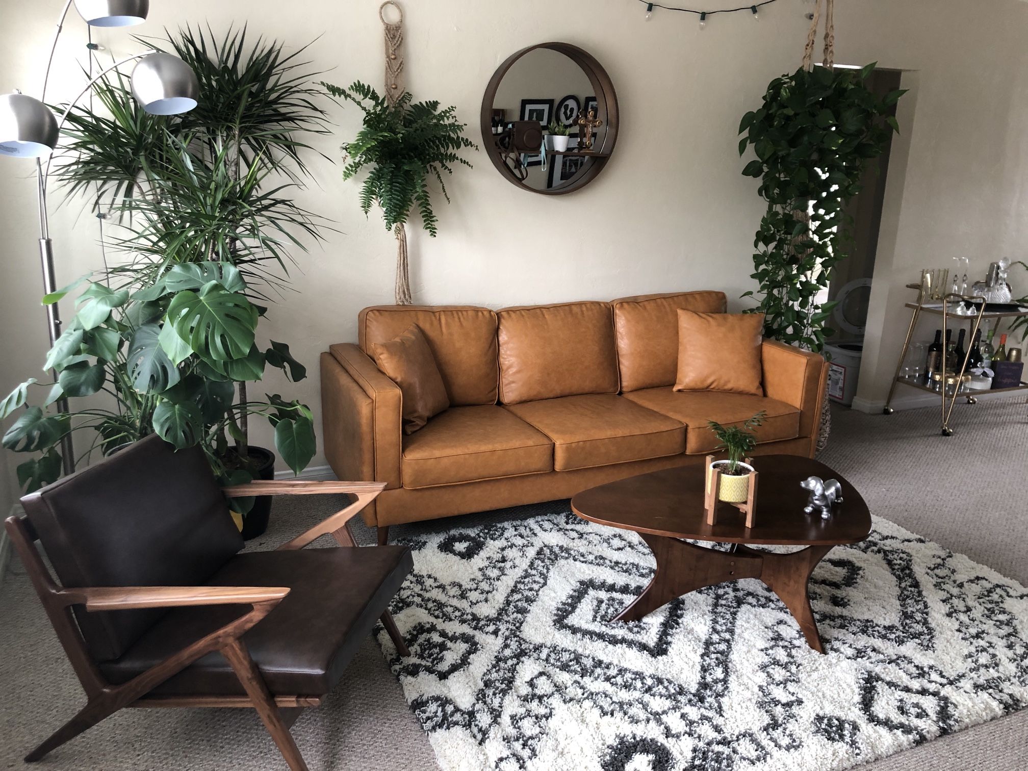 Mid-Century Custom-Made Chair Set 2