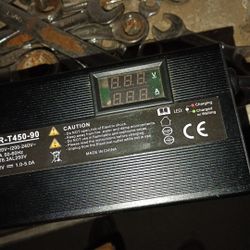 84 V DC Electric Bike Charger With Display