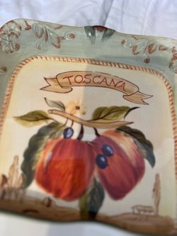 Toscana Ceramic Decorative Plate
