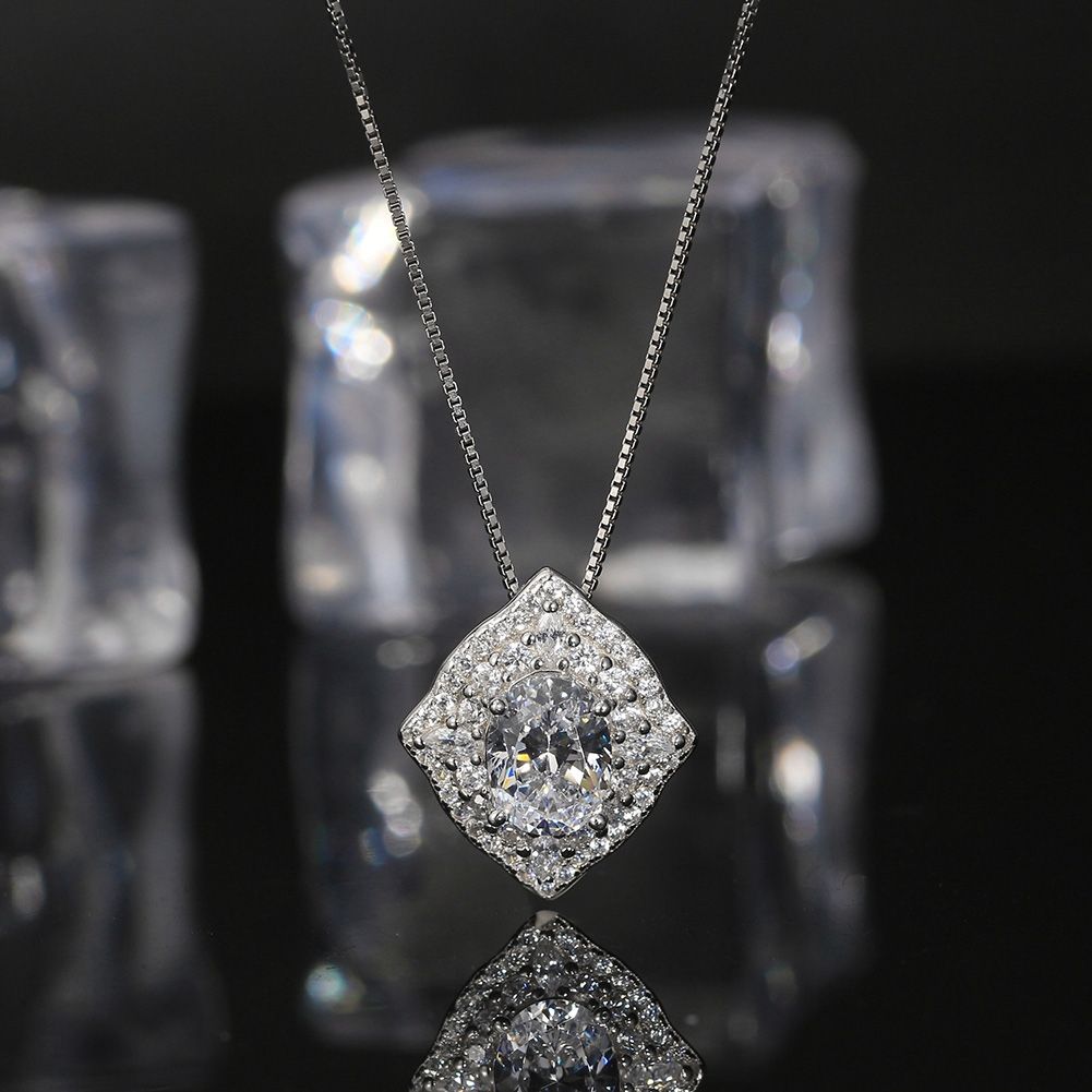 Women’s Cz Silver Necklace