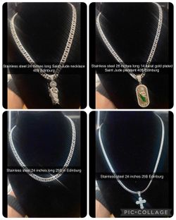 (Stainless steel/Acero) (Silver plated/Bańado en plata) “prices on picture/precio en photo”