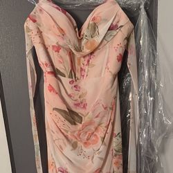 Azazie Floral Bridesmaid Dress / Wedding Guest Dress