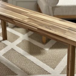 Solid Wood Bench