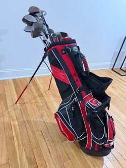 Slazenger Golf Stand Bag with Clubs