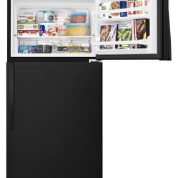 18.2 cu. ft. Top Freezer Refrigerator in Black