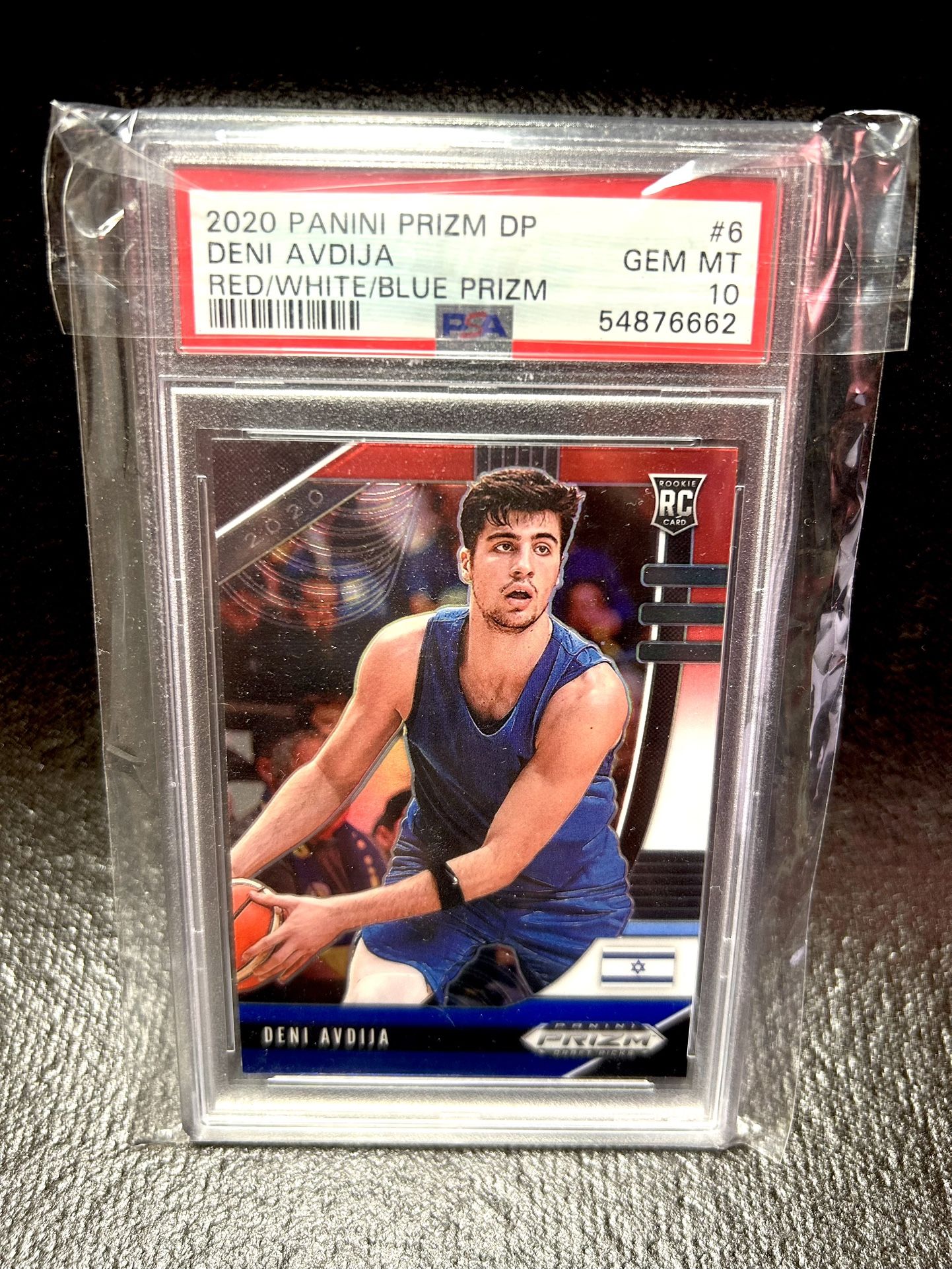 Deni Avdija Rookie PSA 10 RWB Prizm