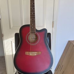 De Rosa Electric Acoustic Guitar 38” $210 OBO