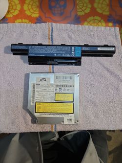 Acer Laptop Battery AS10D41 and DVD Drive TS-L532M