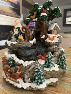 Vintage Traditions Christmas Tabletop Fountain