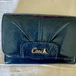 Coach Wallet Navy Blue